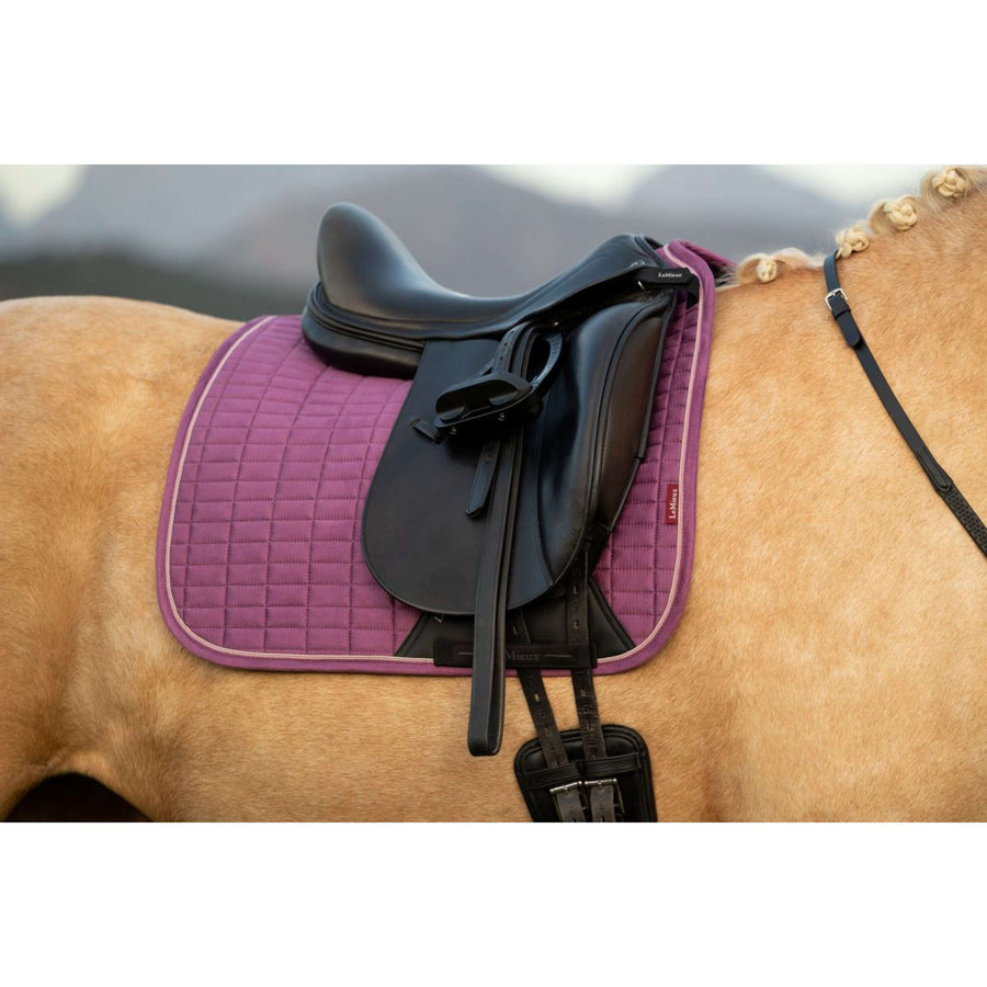 LeMieux Saddlepad Suede Square Dressage Mallow