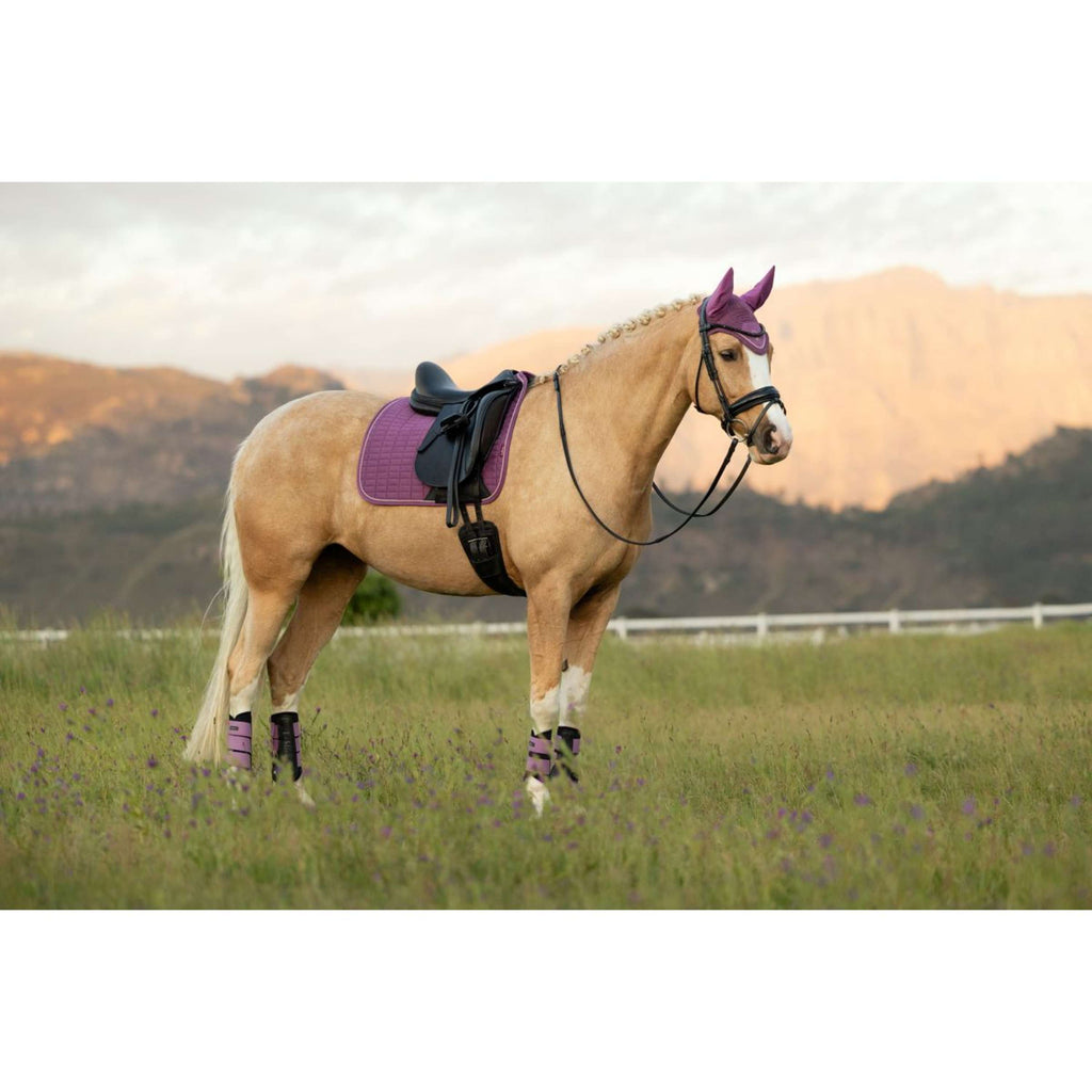 LeMieux Saddlepad Suede Square Dressage Mallow