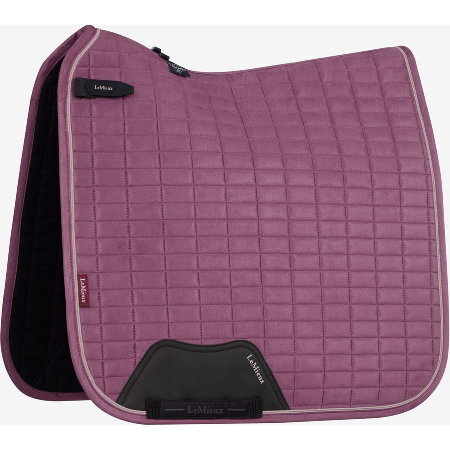 LeMieux Saddlepad Suede Square Dressage Mallow