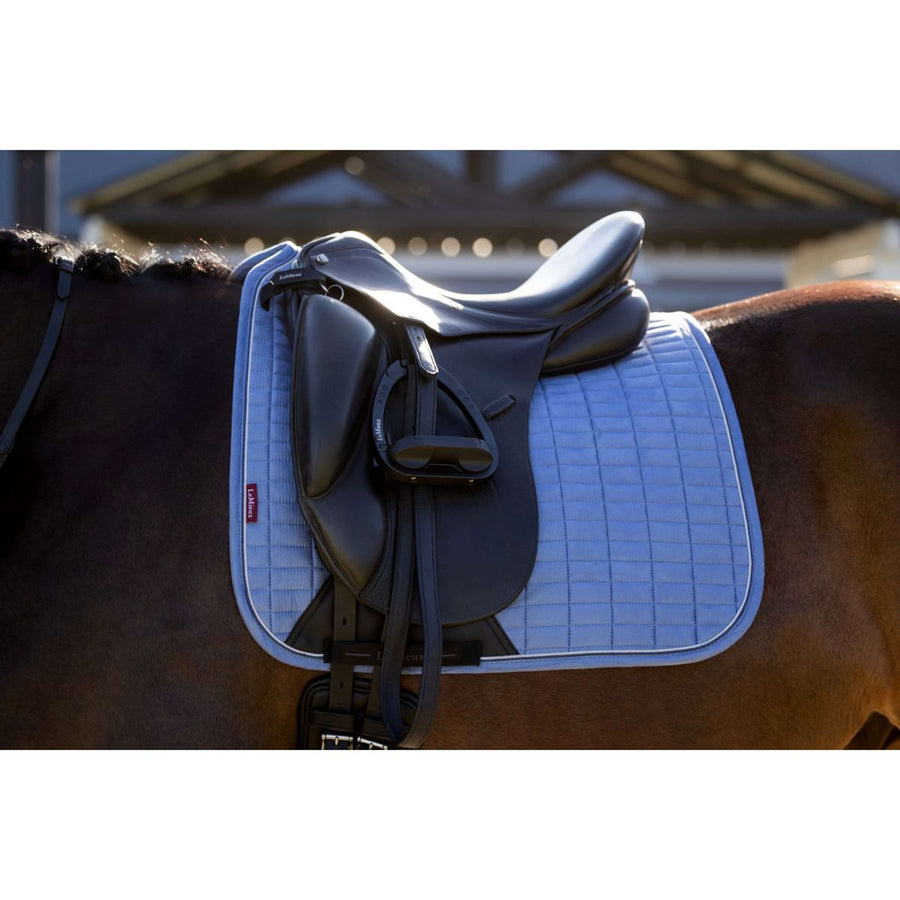 LeMieux Saddlepad Suede Square Dressage Powder Blue