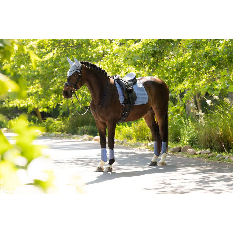 LeMieux Saddlepad Suede Square Dressage Powder Blue