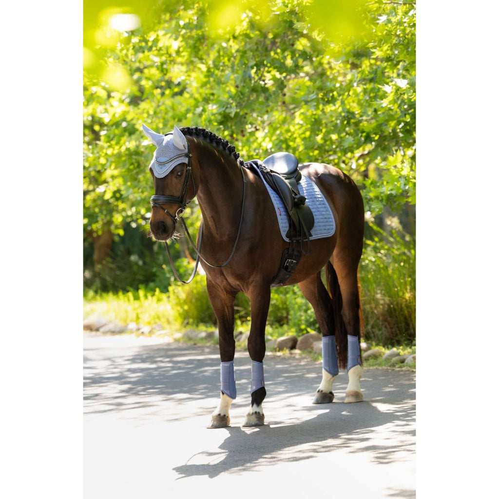 LeMieux Saddlepad Suede Square Dressage Powder Blue