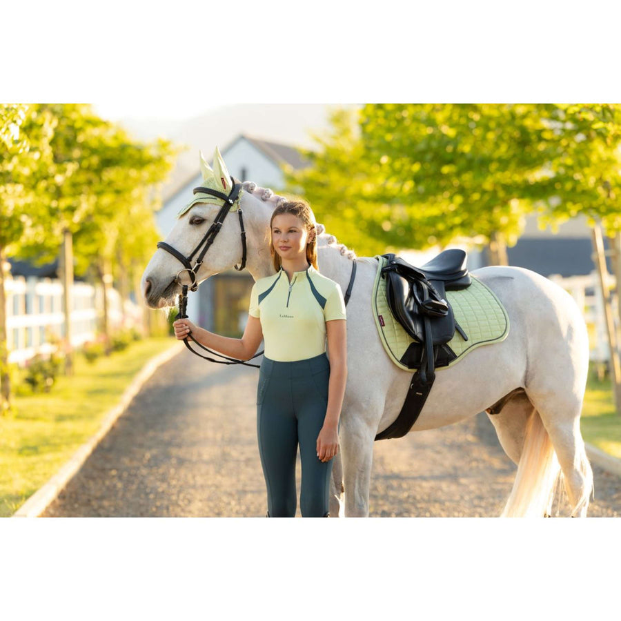 LeMieux Saddlepad Suede Square General Purpose Macaron