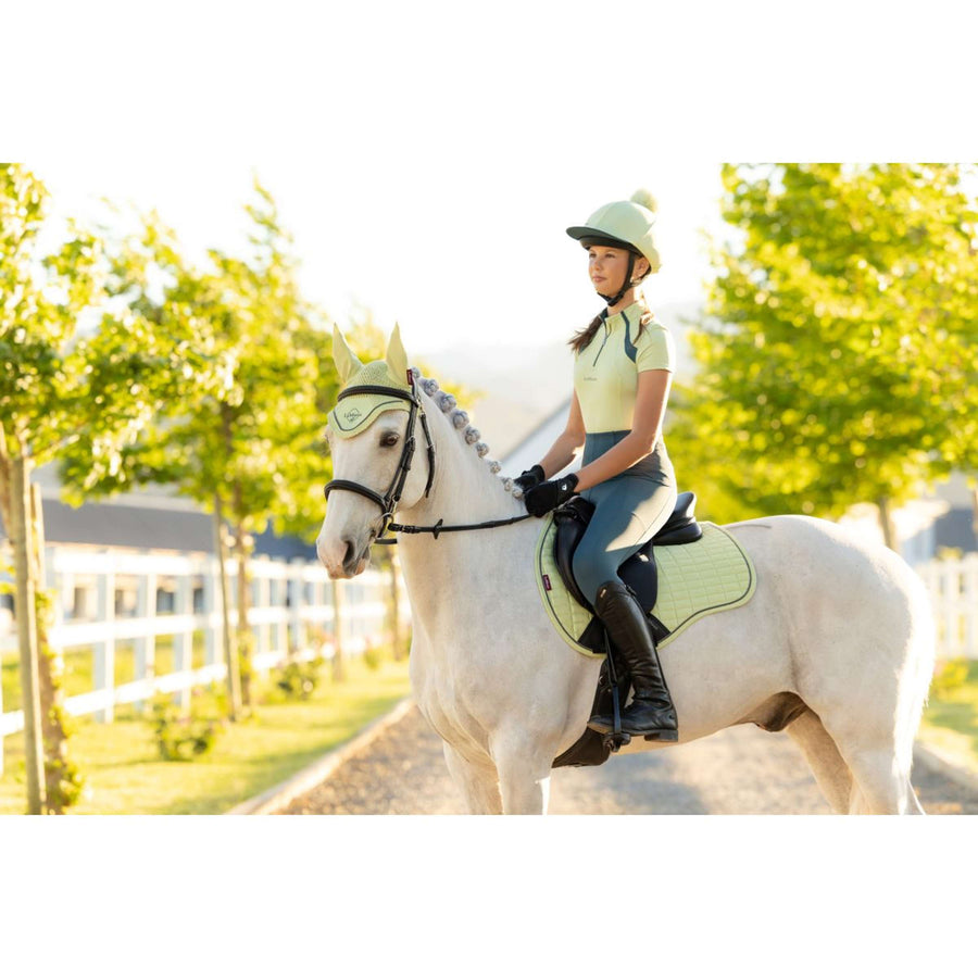 LeMieux Saddlepad Suede Square General Purpose Macaron