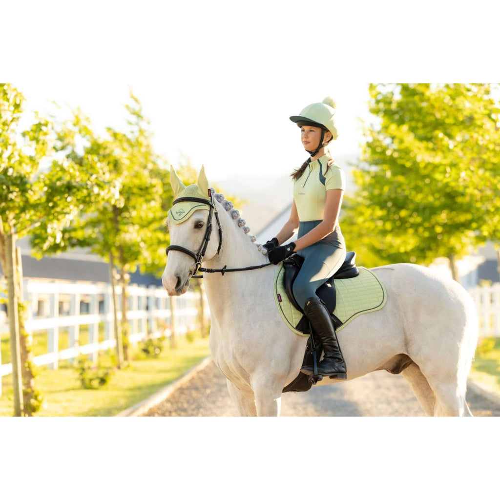 LeMieux Saddlepad Suede Square General Purpose Macaron