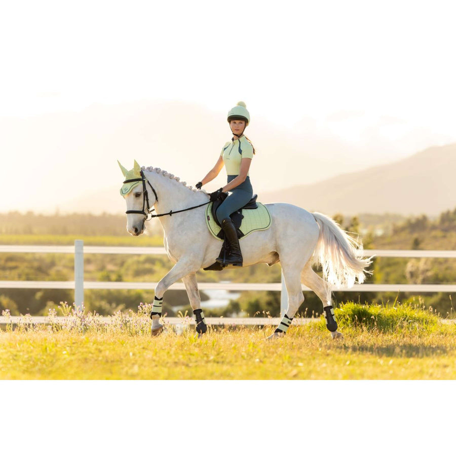 LeMieux Saddlepad Suede Square General Purpose Macaron