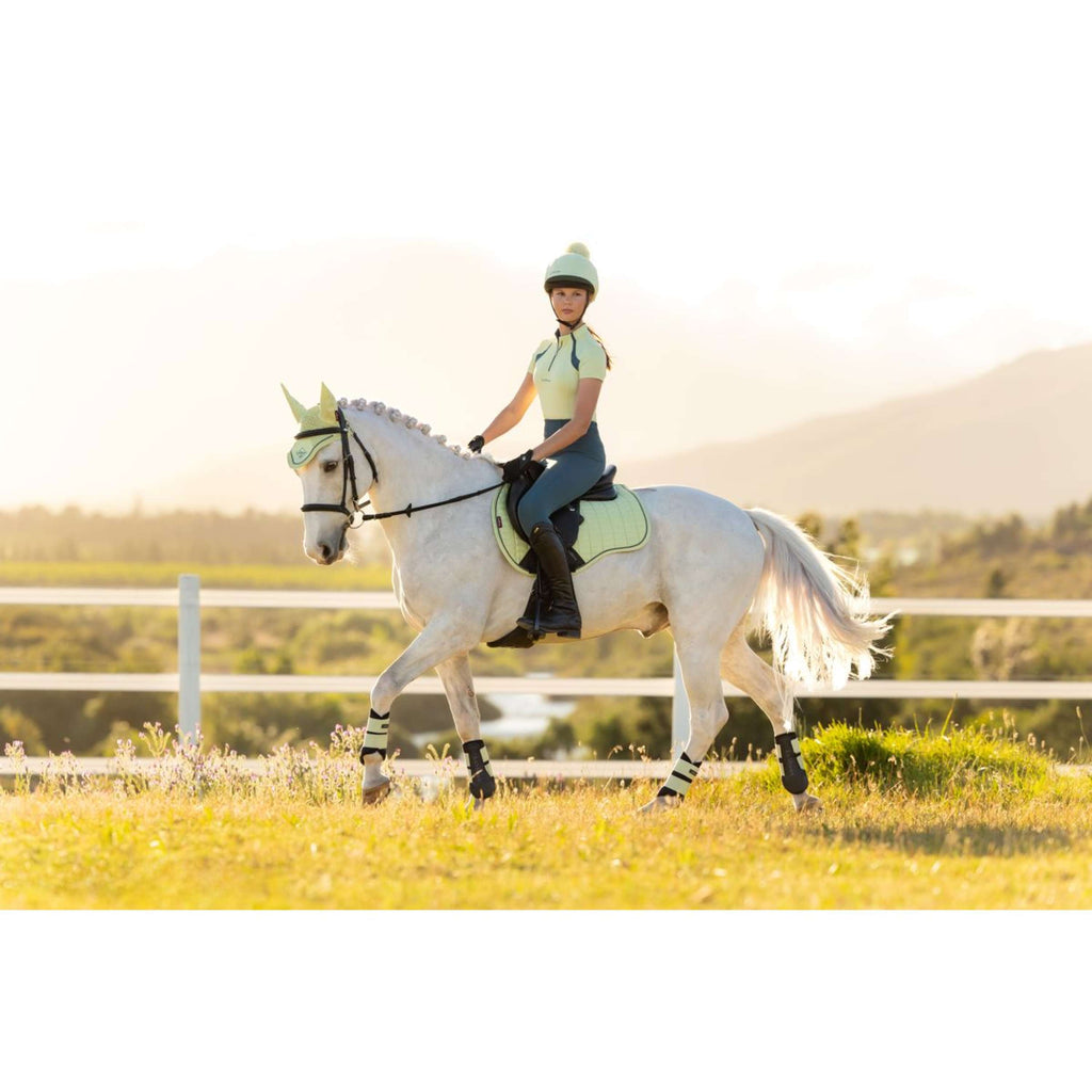 LeMieux Saddlepad Suede Square General Purpose Macaron