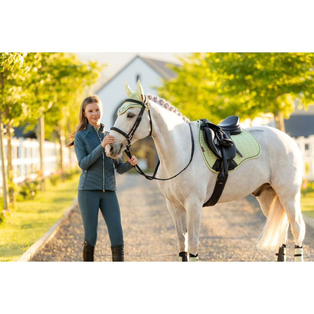 LeMieux Saddlepad Suede Square General Purpose Macaron