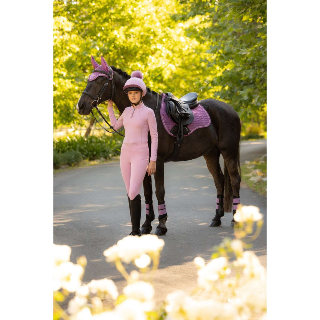 LeMieux Saddlepad Suede Square General Purpose Mallow