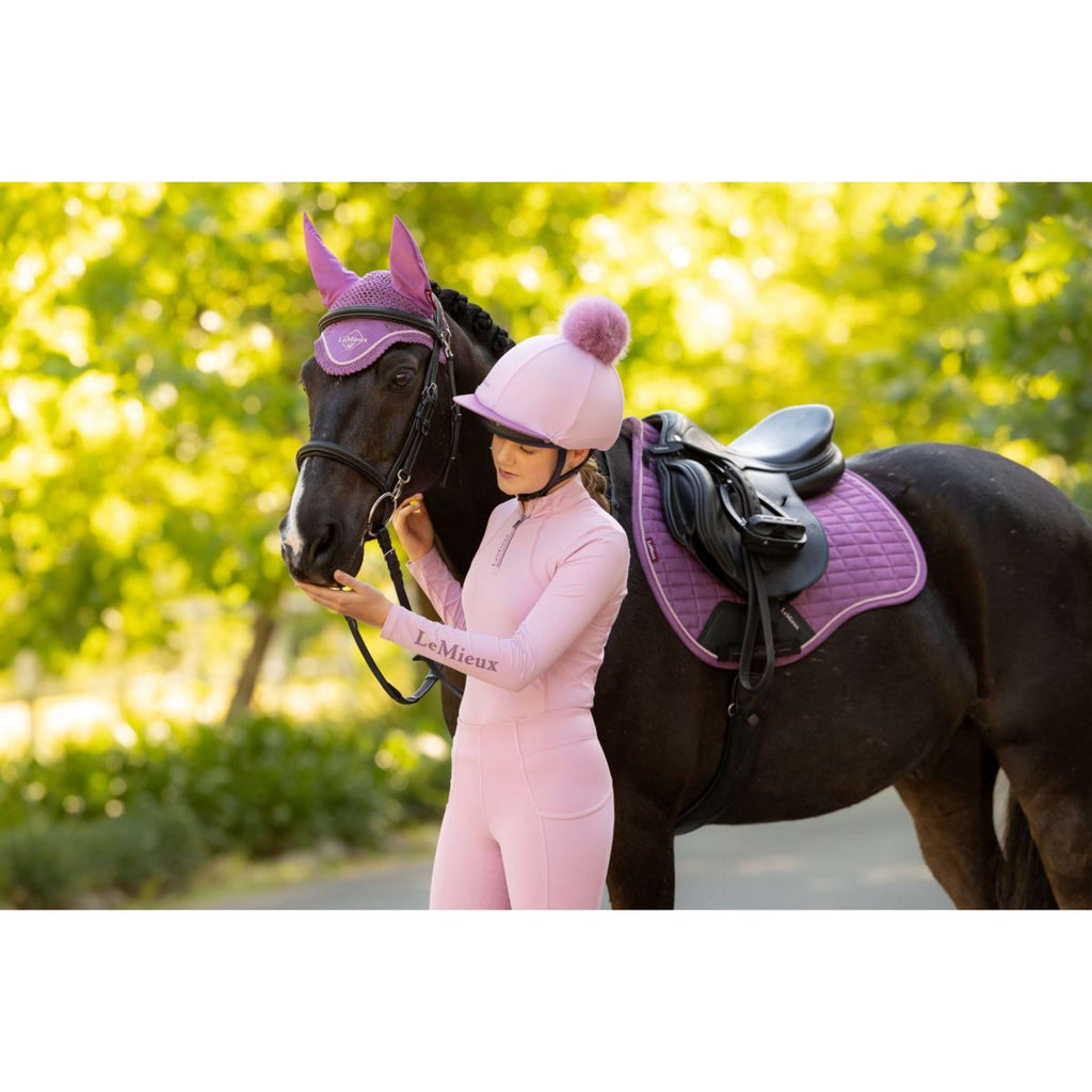 LeMieux Saddlepad Suede Square General Purpose Mallow