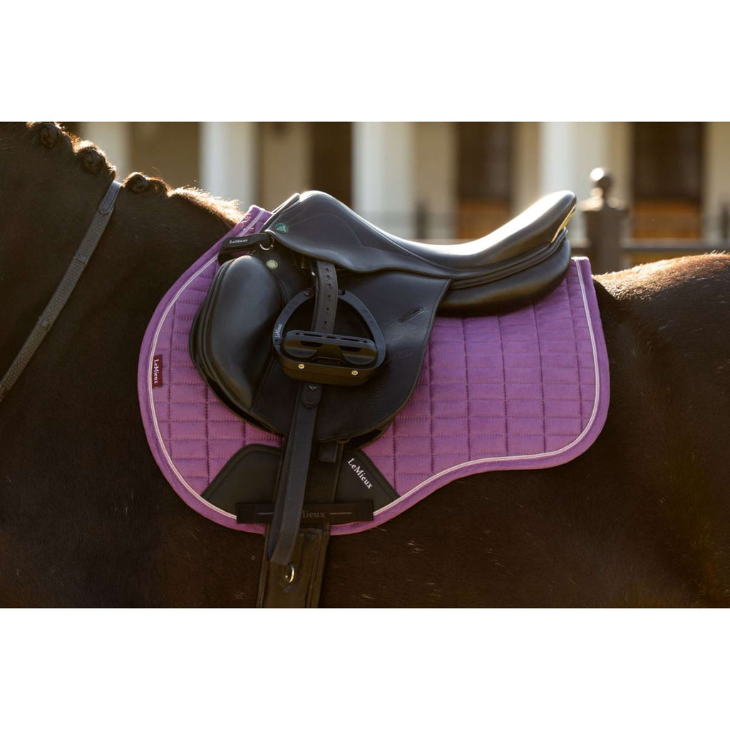 LeMieux Saddlepad Suede Square General Purpose Mallow