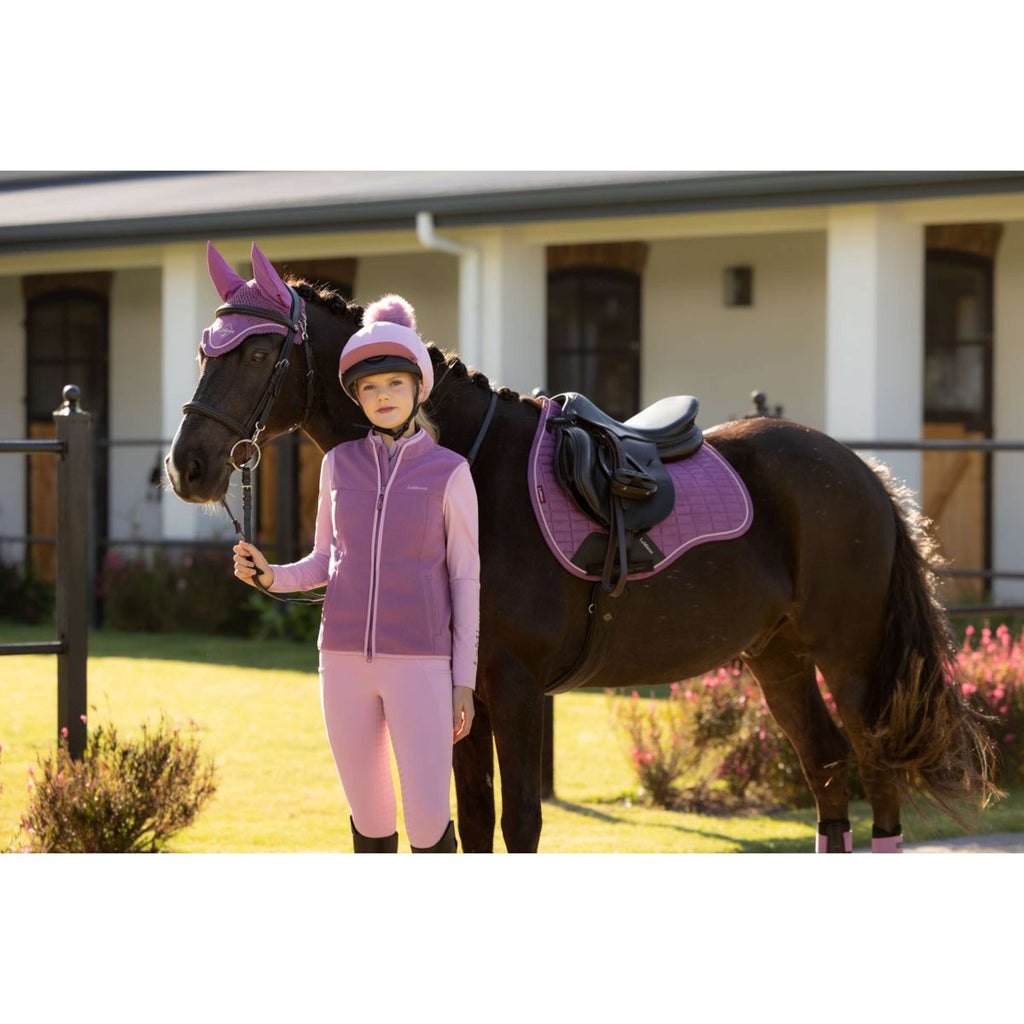 LeMieux Saddlepad Suede Square General Purpose Mallow
