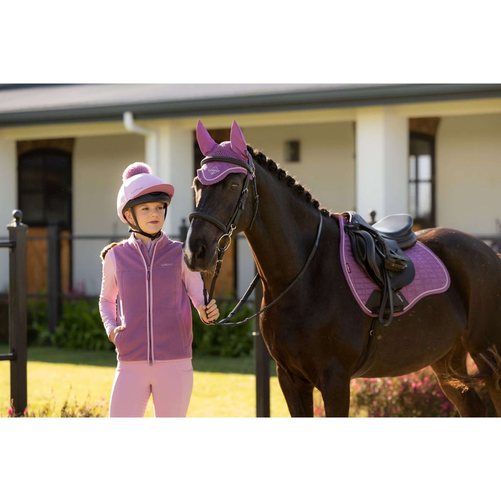 LeMieux Saddlepad Suede Square General Purpose Mallow