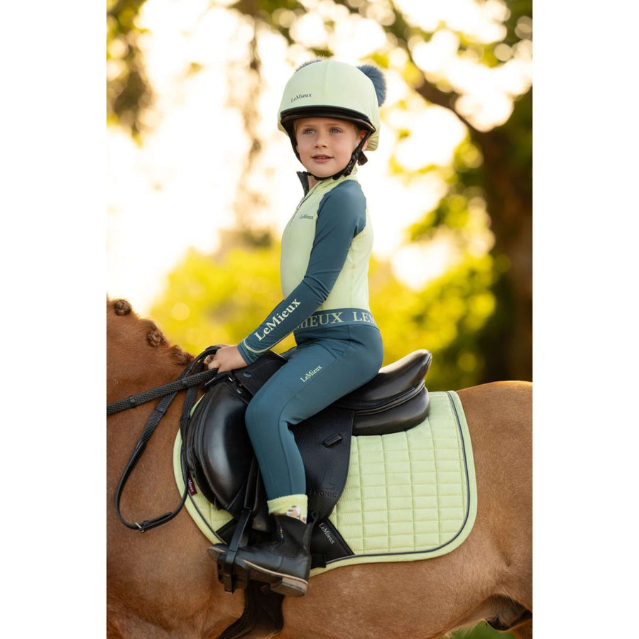 LeMieux Saddlepad Mini Suede Close Contact Square Jumping Macaron