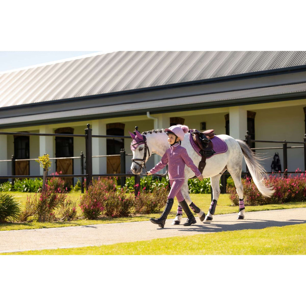 LeMieux Saddlepad Mini Suede Close Contact Square Jumping Mallow