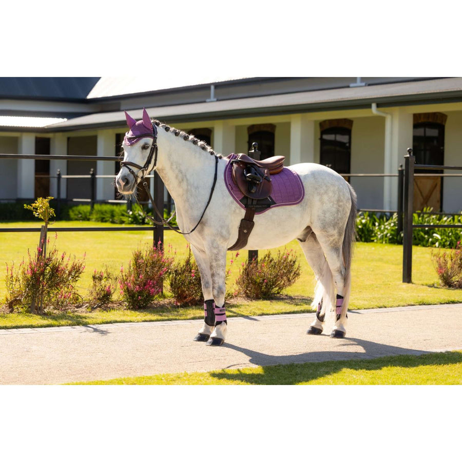 LeMieux Saddlepad Mini Suede Close Contact Square Jumping Mallow