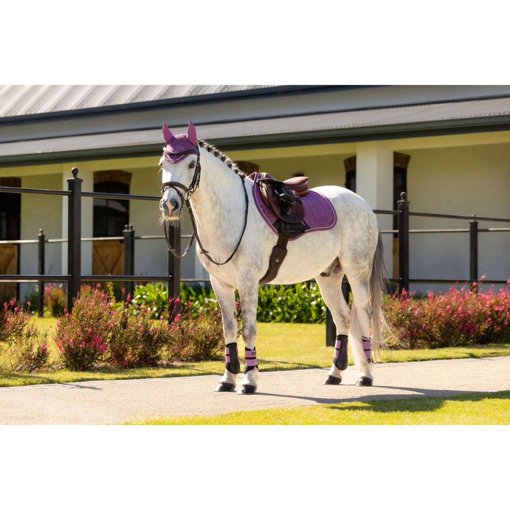 LeMieux Saddlepad Mini Suede Close Contact Square Jumping Mallow
