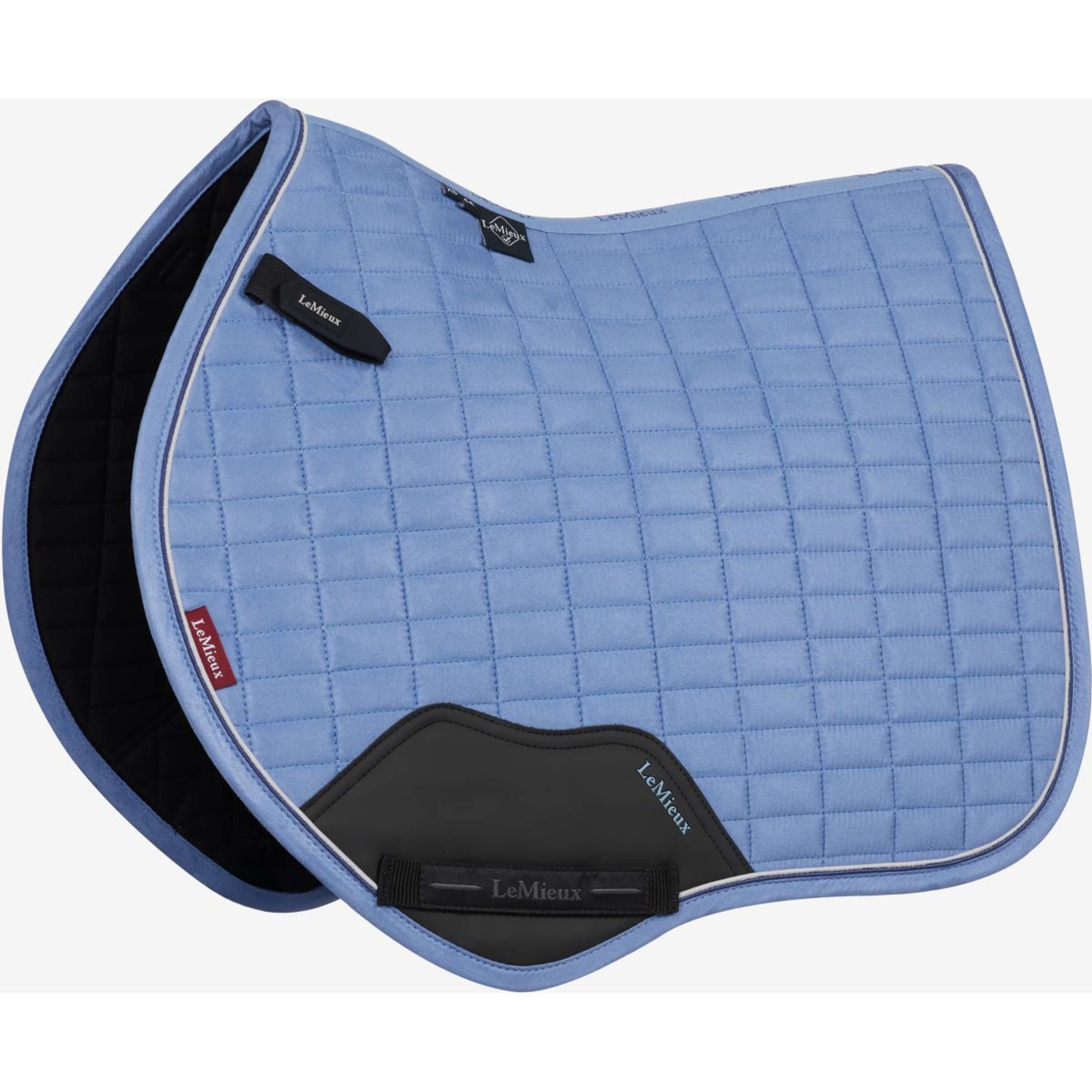 LeMieux Saddlepad Mini Suede Close Contact Square Jumping Powder Blue
