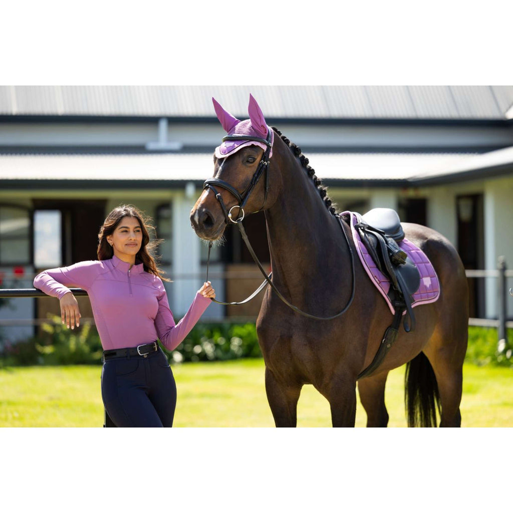 LeMieux Saddlepad Loire Classic Close Contact Square Jumping Mallow