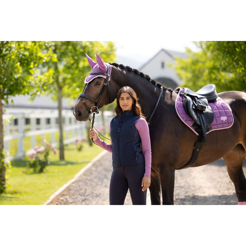 LeMieux Saddlepad Loire Classic Close Contact Square Jumping Mallow