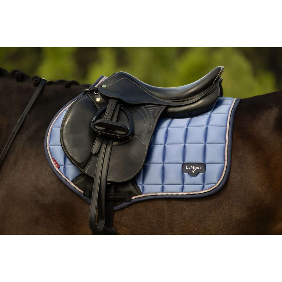 LeMieux Saddlepad Loire Classic Close Contact Square Jumping Powder Blue