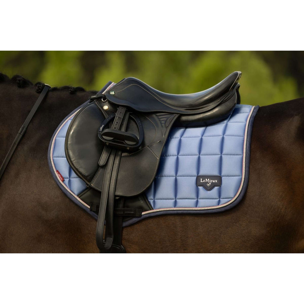 LeMieux Saddlepad Loire Classic Close Contact Square Jumping Powder Blue