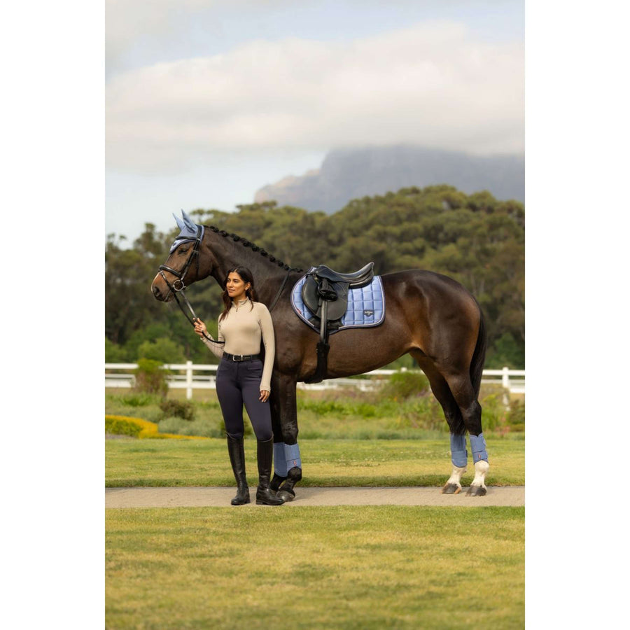 LeMieux Saddlepad Loire Classic Close Contact Square Jumping Powder Blue