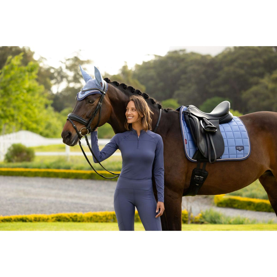LeMieux Saddlepad Loire Classic Square Dressage Powder Blue