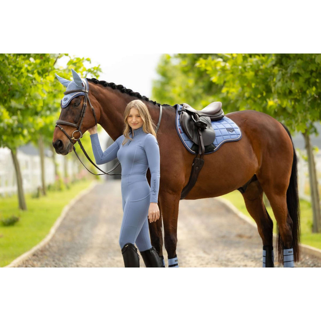 LeMieux Saddlepad Loire Classic Square General Purpose Powder Blue