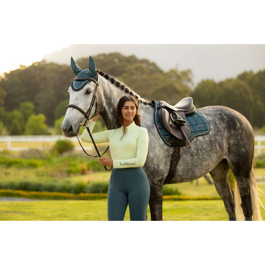 LeMieux Saddlepad Loire Classic Square General Purpose Jungle
