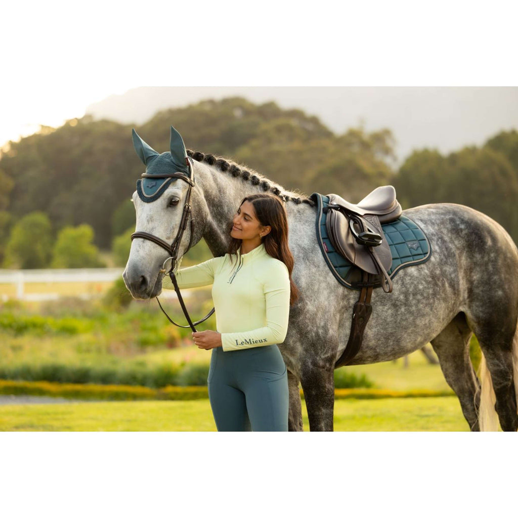 LeMieux Saddlepad Loire Classic Square General Purpose Jungle