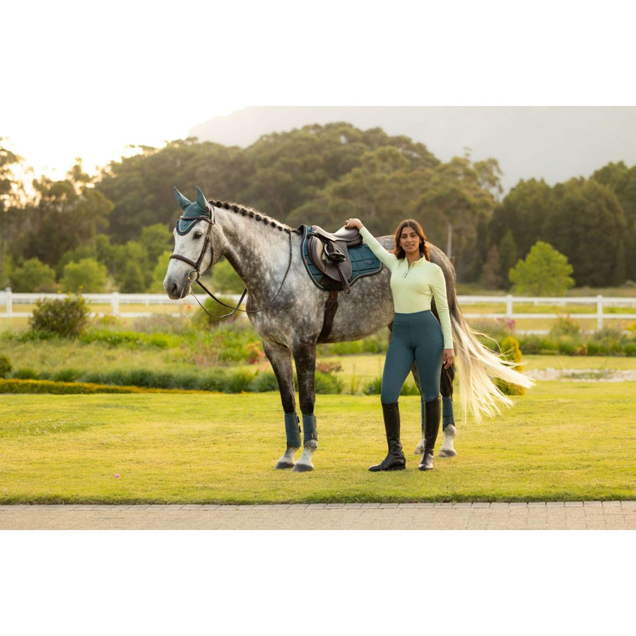 LeMieux Saddlepad Loire Classic Square General Purpose Jungle