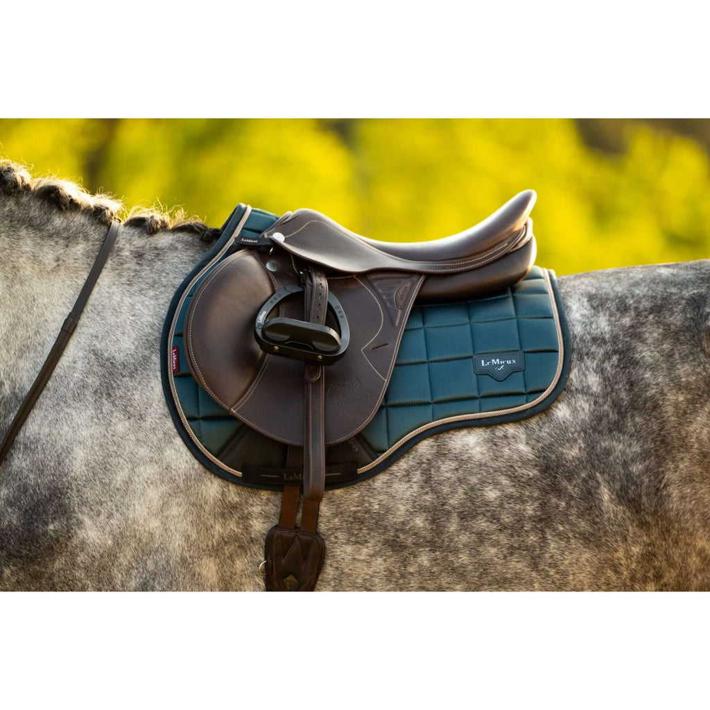 LeMieux Saddlepad Loire Classic Square General Purpose Jungle