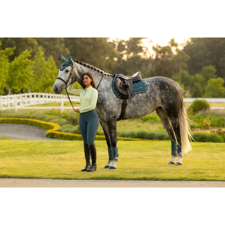 LeMieux Saddlepad Loire Classic Square General Purpose Jungle