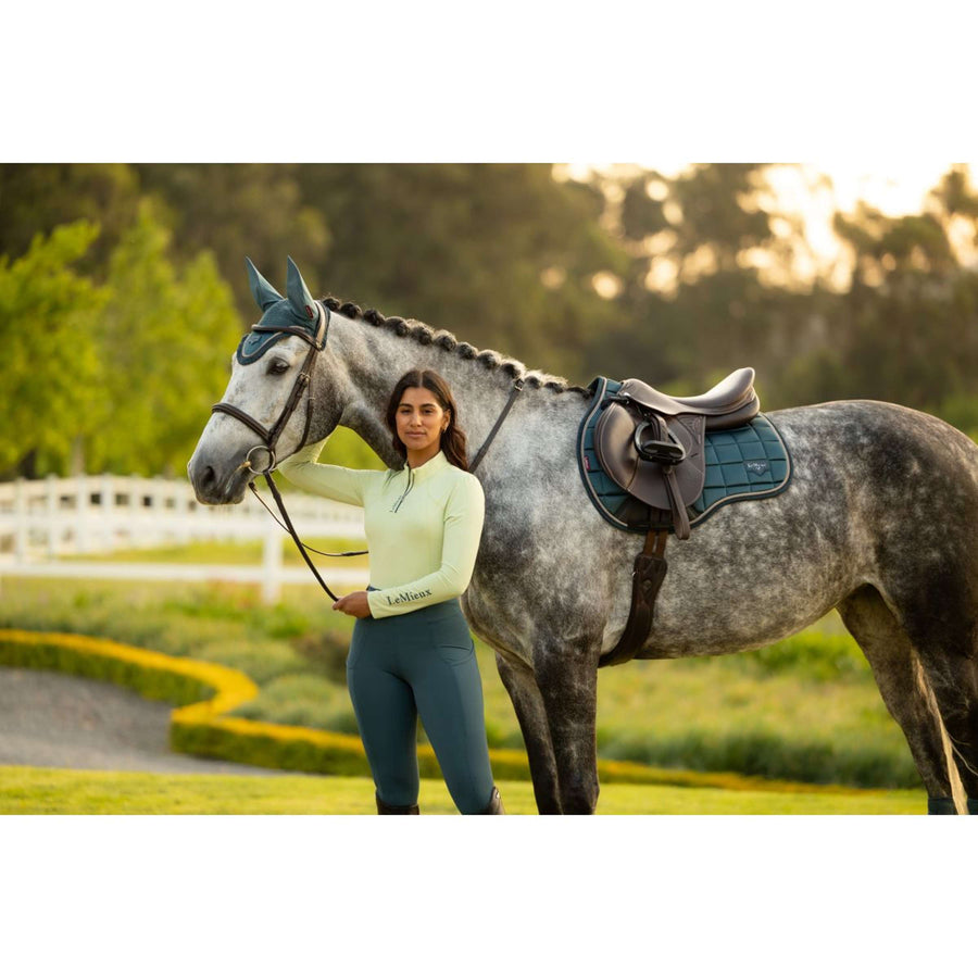 LeMieux Saddlepad Loire Classic Square General Purpose Jungle