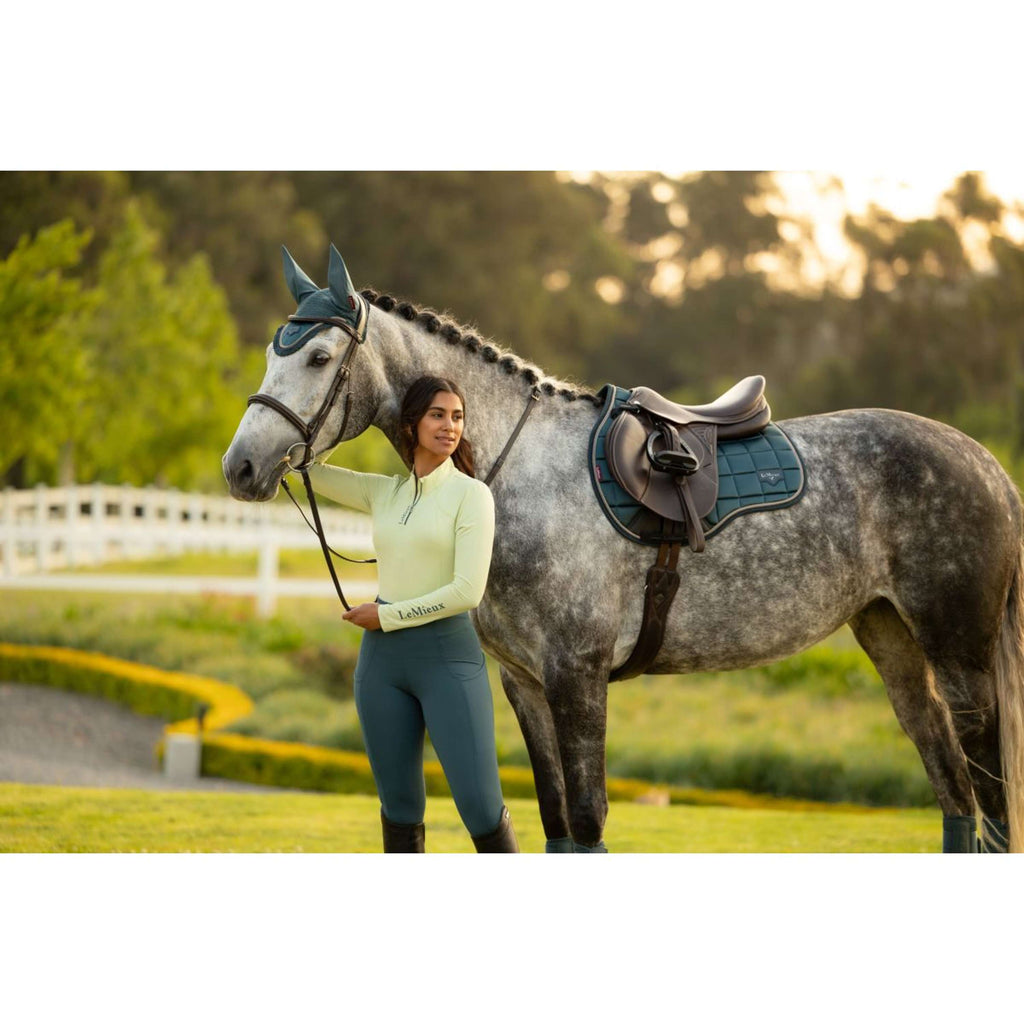 LeMieux Saddlepad Loire Classic Square General Purpose Jungle