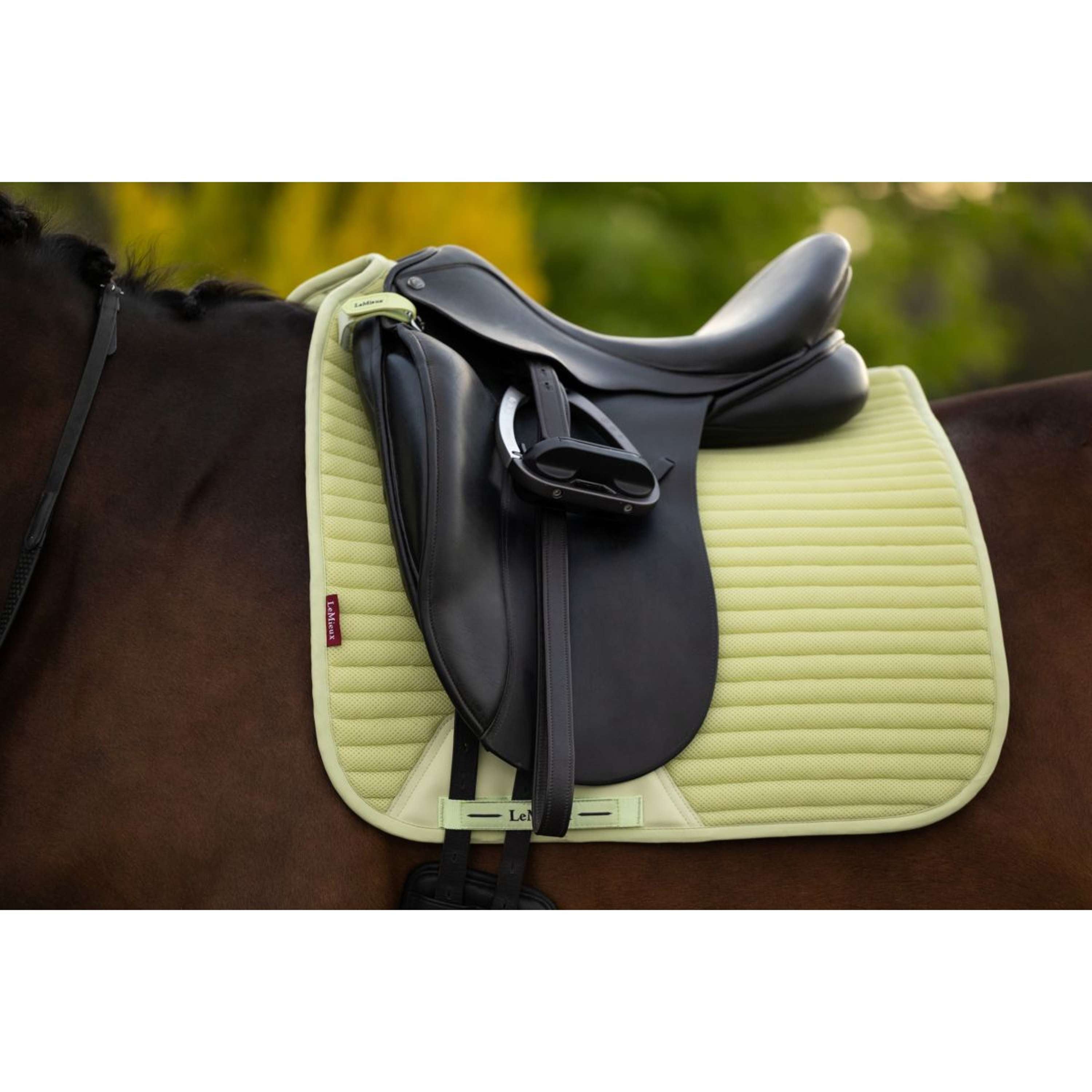 LeMieux Saddlepad Air-Tek Mesh Square Dressage Macaron