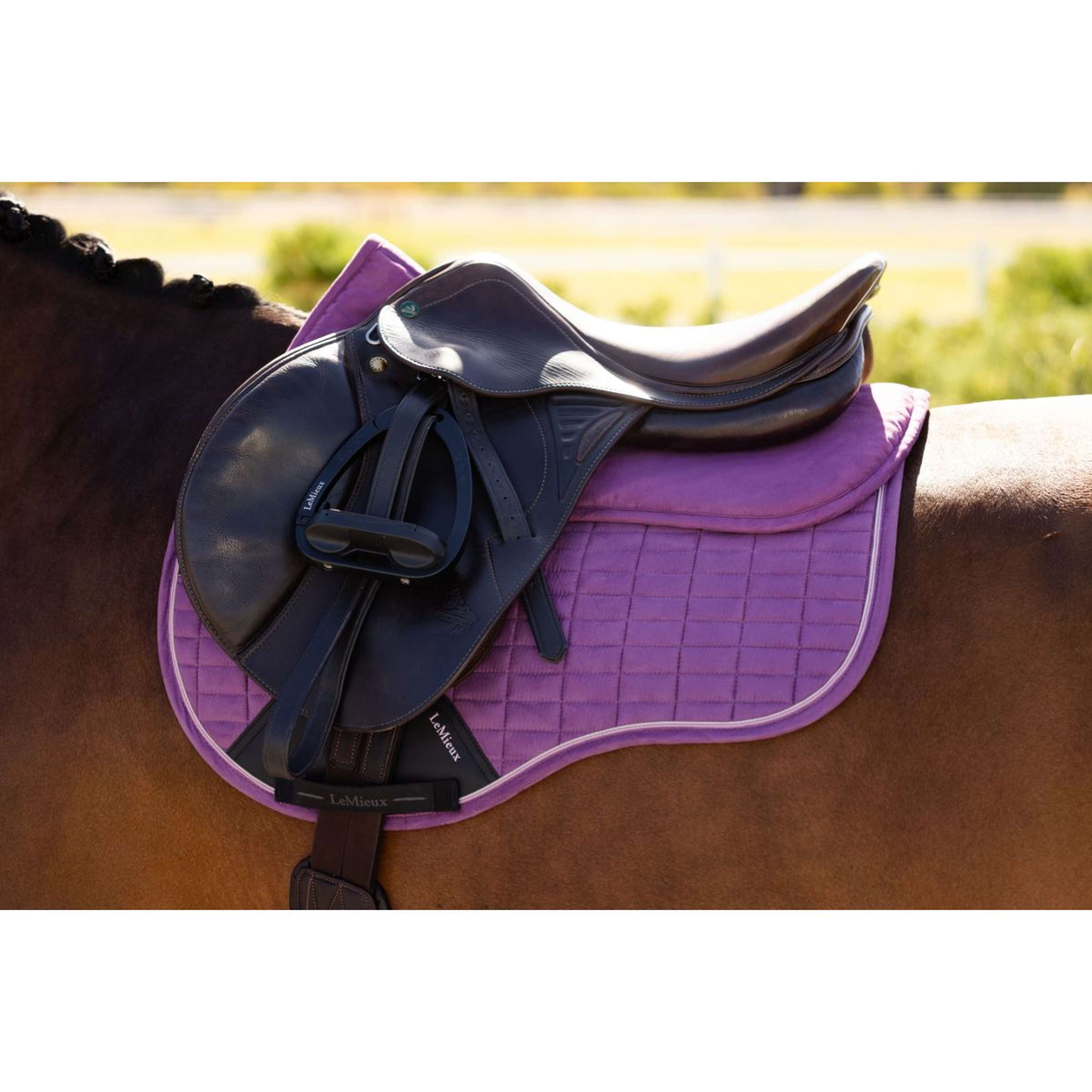 LeMieux Half Pad Suede Mallow
