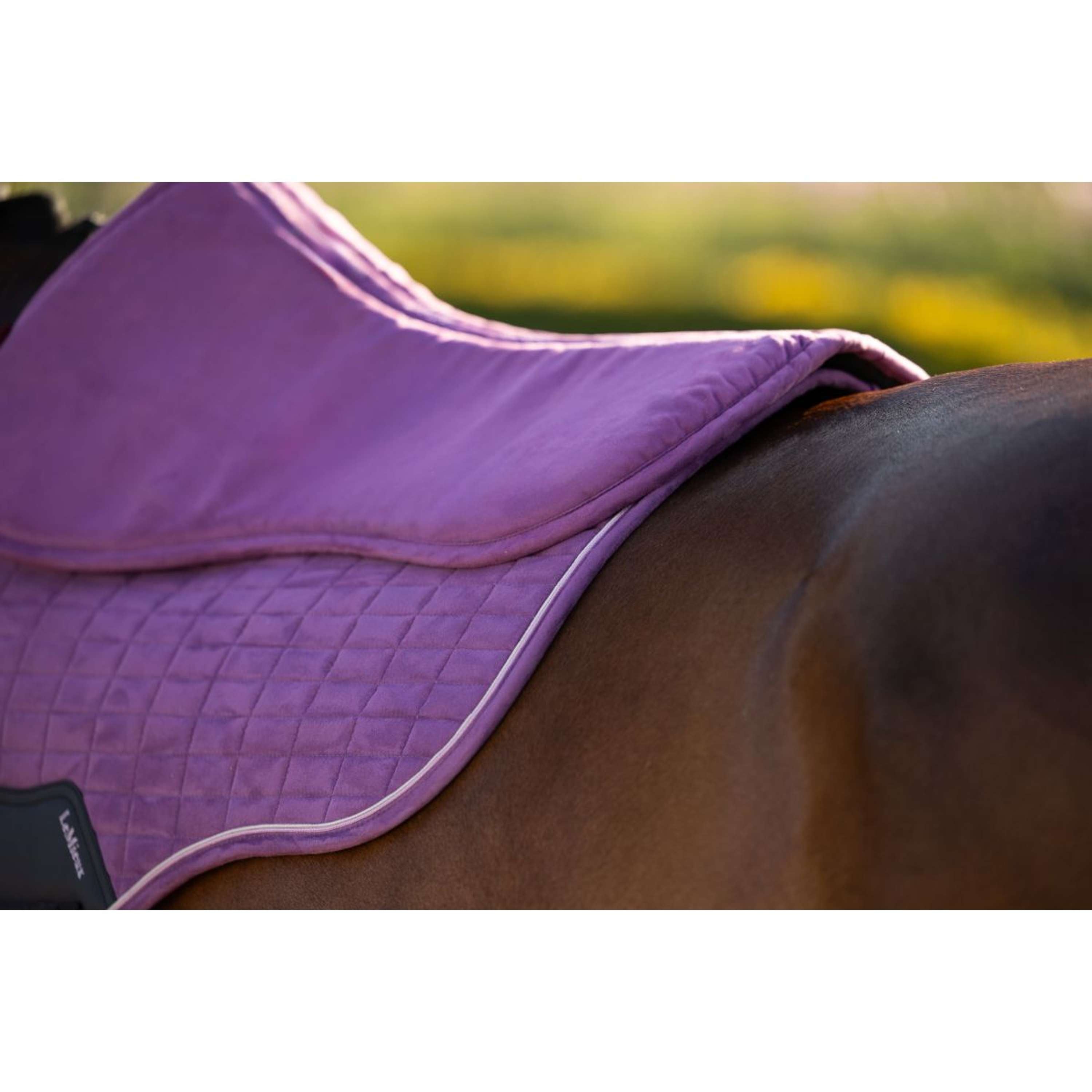 LeMieux Half Pad Suede Mallow