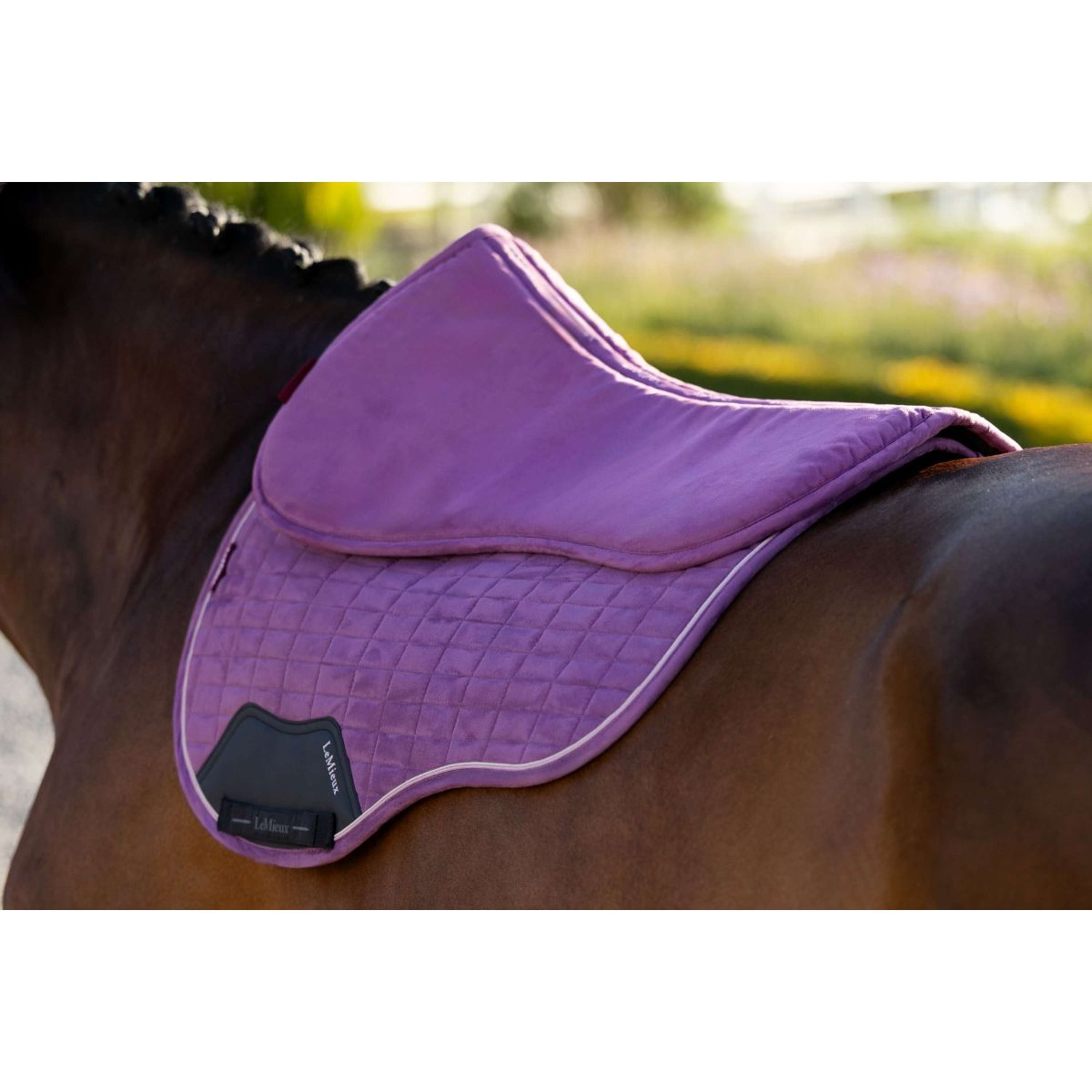 LeMieux Half Pad Suede Mallow