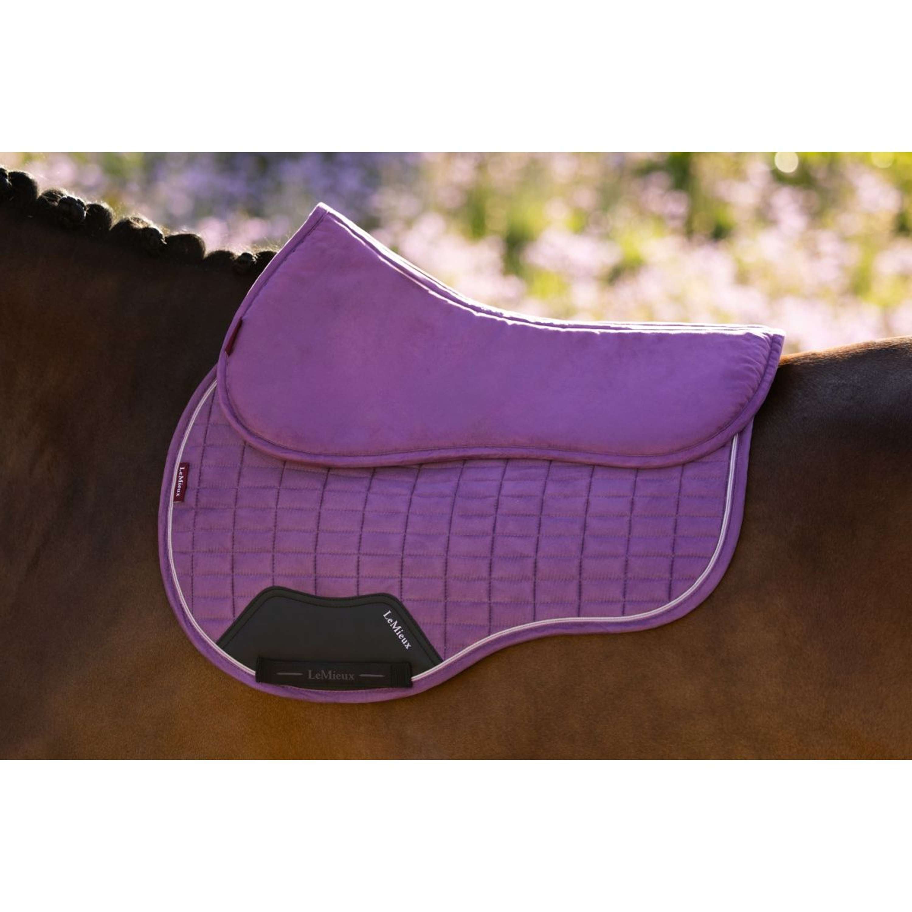 LeMieux Half Pad Suede Mallow