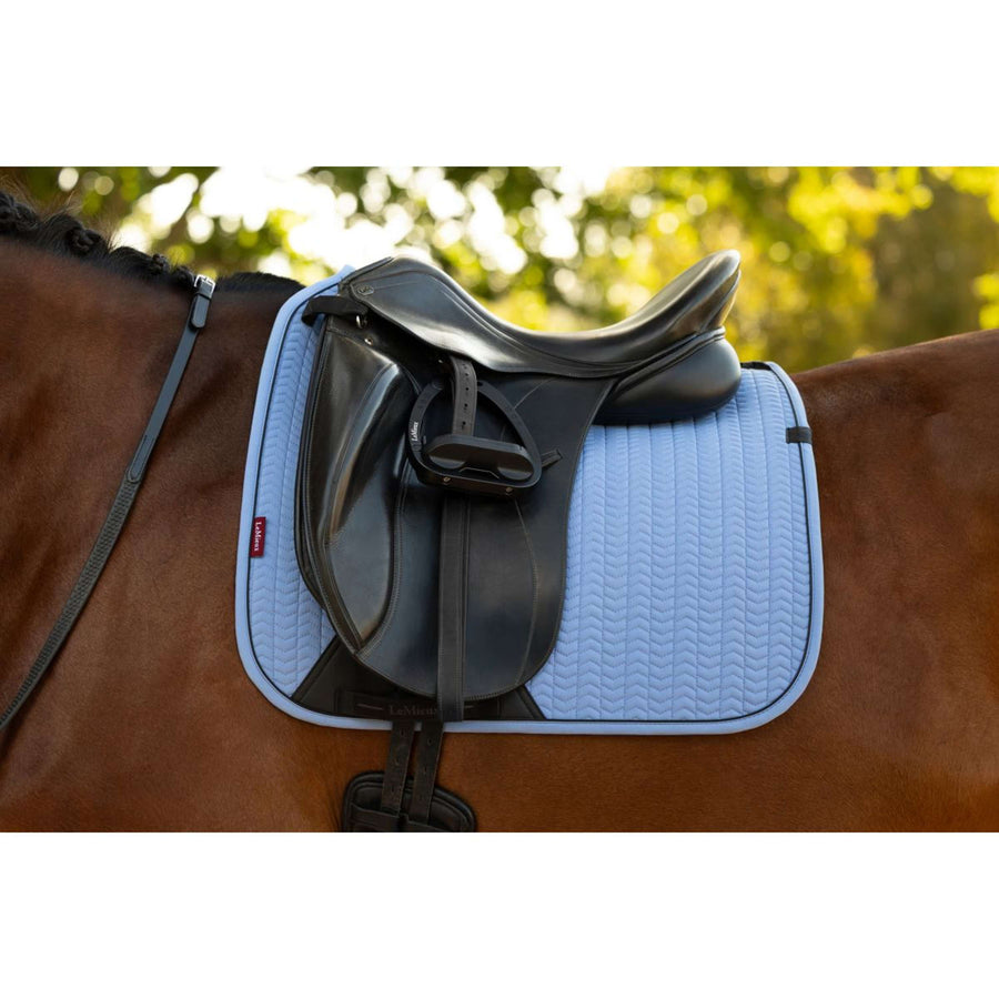 LeMieux Saddlepad Essence Square Dressage Powder Blue