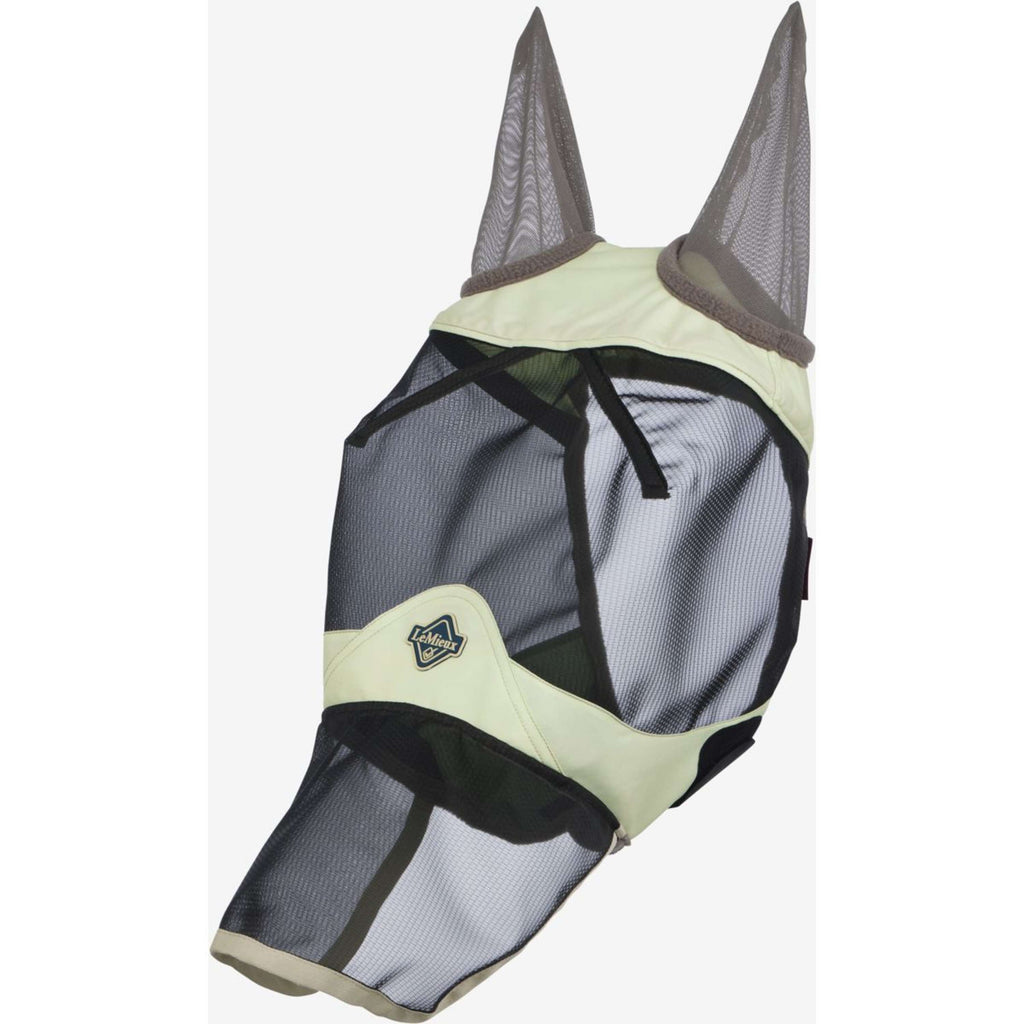 LeMieux Fly Mask Visor-Tek With Nose Protection Macaron