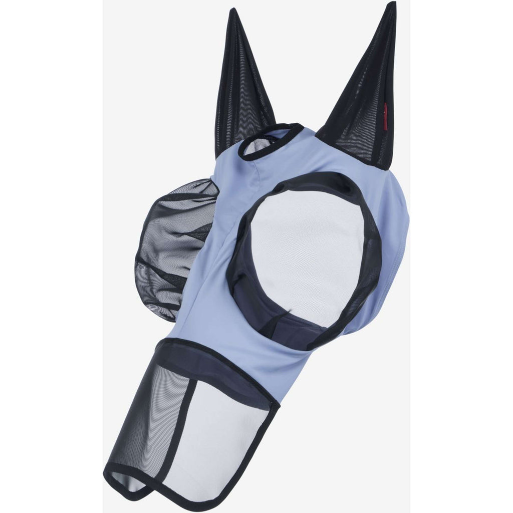 LeMieux Fly Mask Bug Relief With Nose Protection Powder Blue