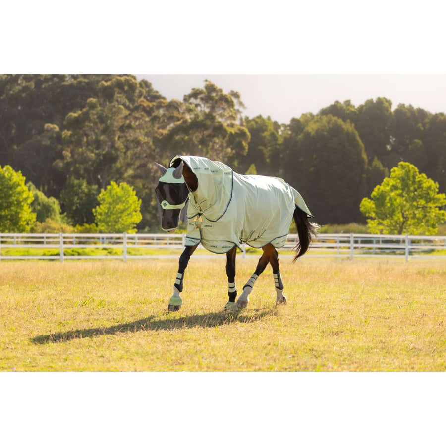 LeMieux Fly Rug Arika Armour-Tek Removable Neck Macaron