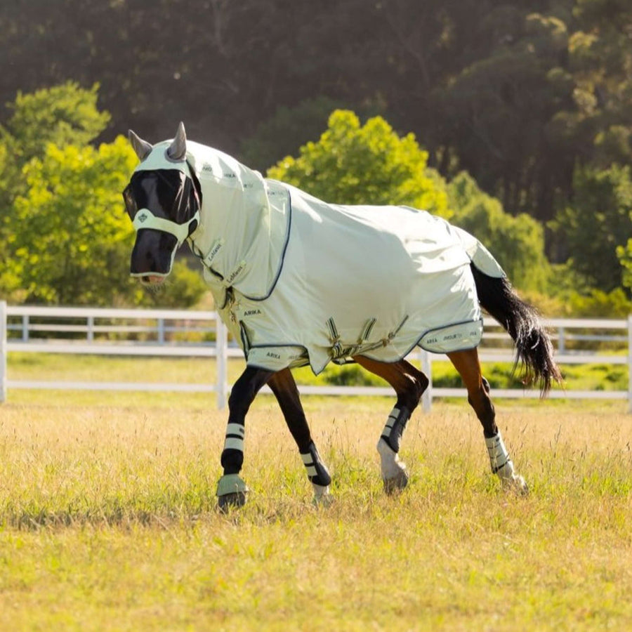 LeMieux Fly Rug Arika Armour-Tek Removable Neck Macaron