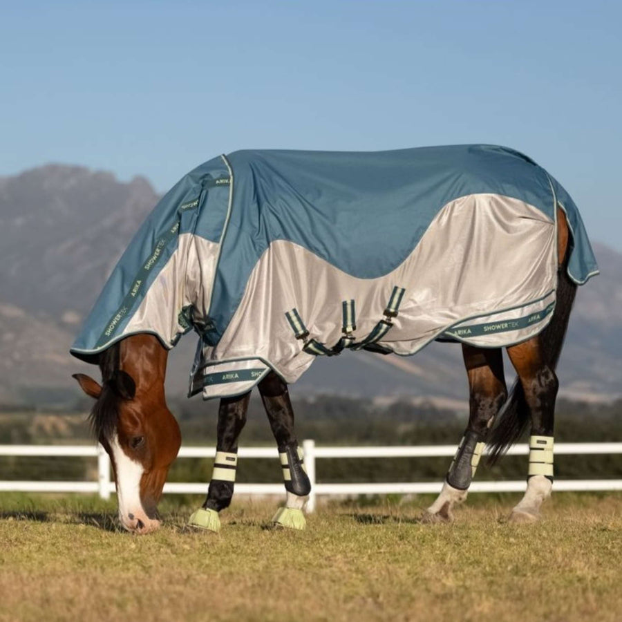 LeMieux Fly Rug Arika Camo Shower-Tek Removable Neck Jungle