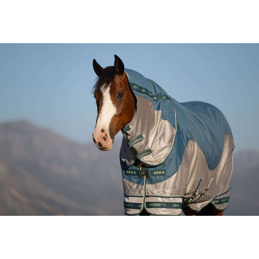 LeMieux Fly Rug Arika Camo Shower-Tek Removable Neck Jungle