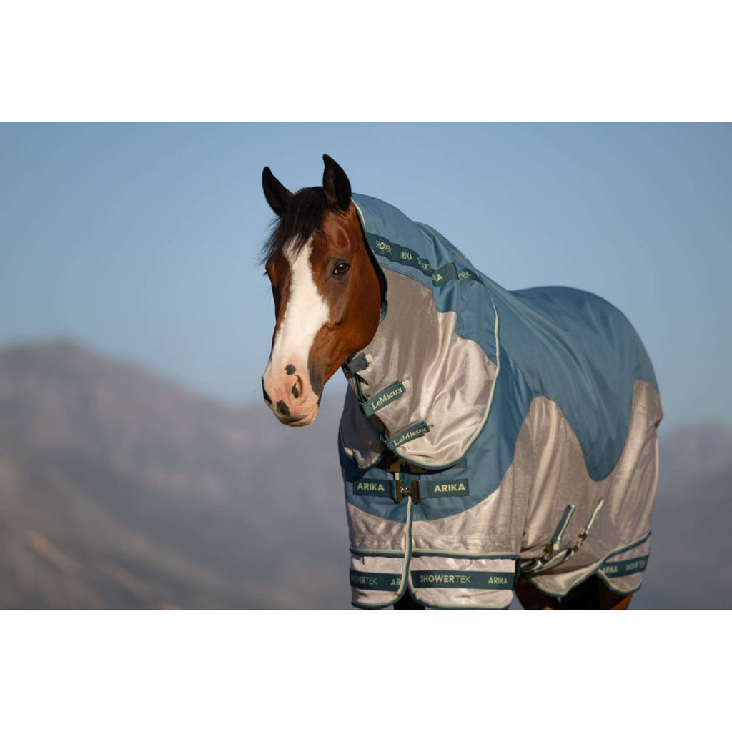 LeMieux Fly Rug Arika Camo Shower-Tek Removable Neck Jungle
