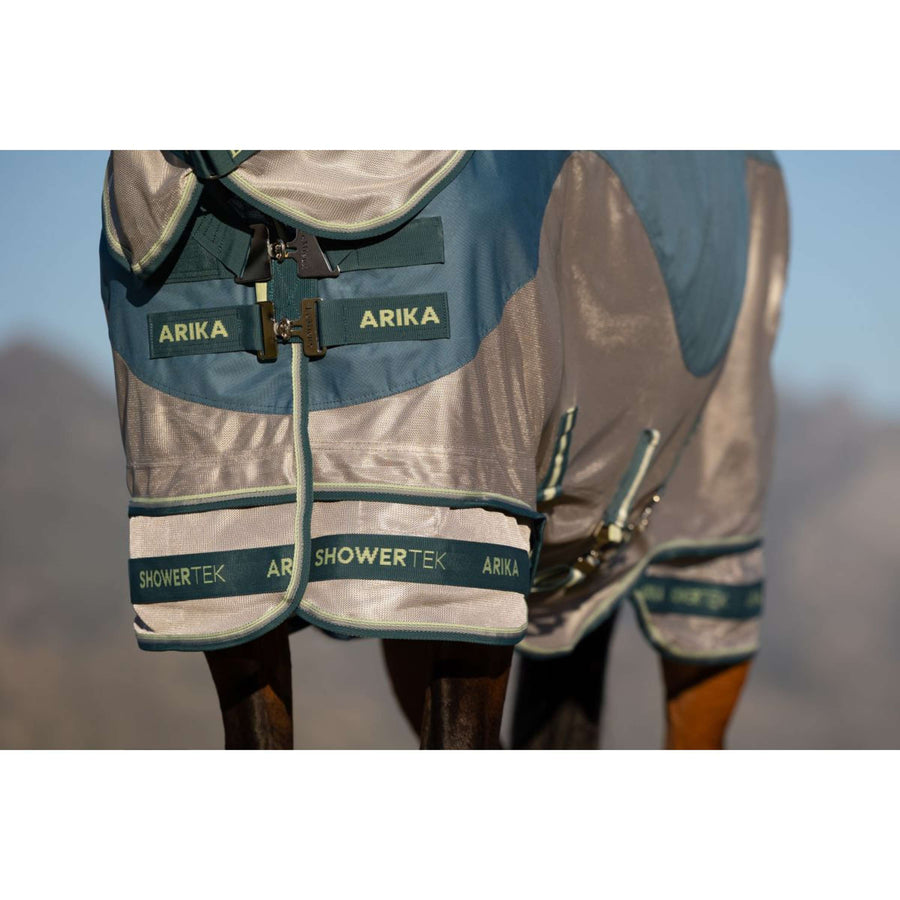 LeMieux Fly Rug Arika Camo Shower-Tek Removable Neck Jungle